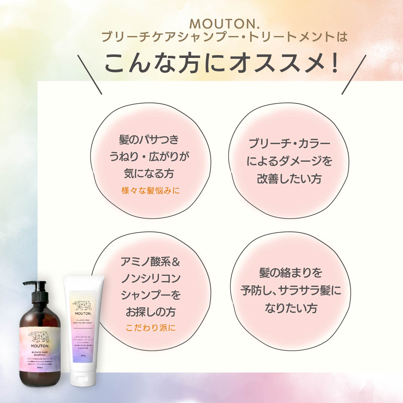 ブリーチ毛用ヘアケアセット(シャンプー&トリートメント) - 画像 (7)
